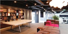 上海辦公家具廠——日產中國設計中心員工休閑區