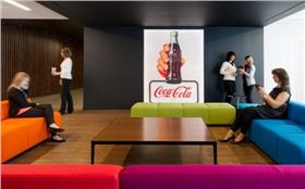 上海辦公家具廠家:可口可樂公司休閑區