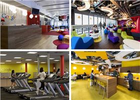 Google現代時尚高端辦公家具環境