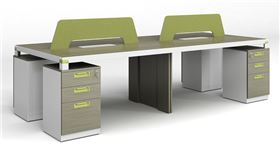 四人屏風工作位 四人屏風工作位