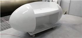 橢圓形前臺(tái)接待桌