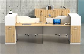 板式高側柜辦公桌