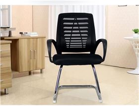 黑色弓形辦公椅