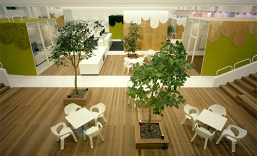 窗內四季常青的辦公家具公司