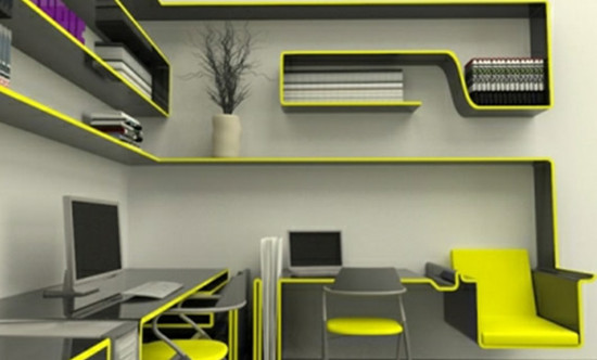 辦公家具設計——冷色調設計