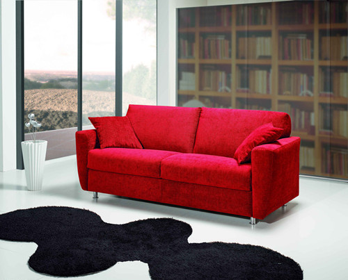 辦公家具設計——紅色沙發