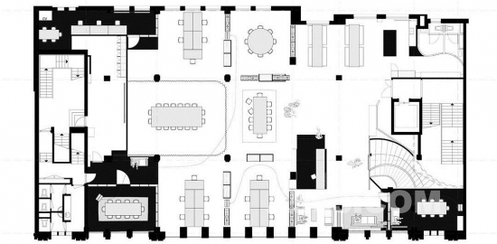 上海辦公家具廠——超級英雄數(shù)碼公司辦公家具配置圖