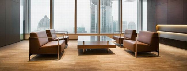 上海辦公家具品牌廠家:為波士頓咨詢集團上海辦事處量身打造的接待區