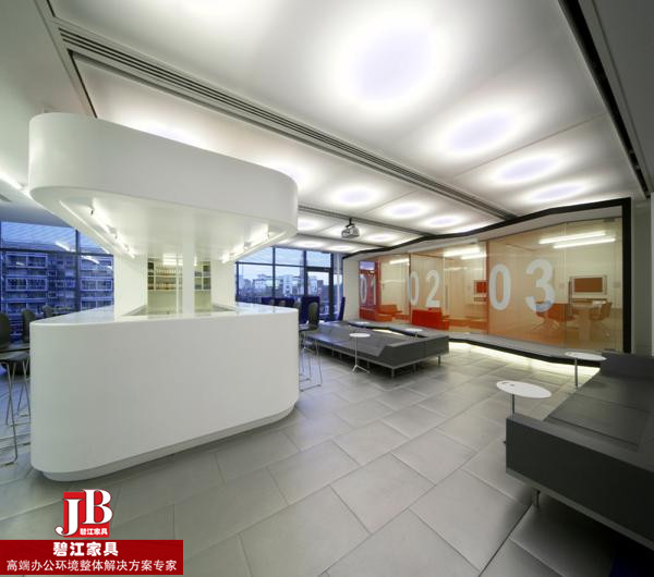 上海碧江辦公家具打造紅牛飲料上海分公司娛樂區辦公家具