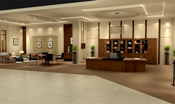 上海碧江辦公家具展廳實景