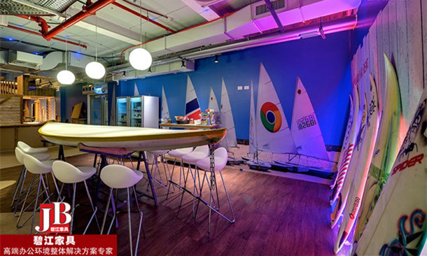 上海碧江辦公家具廠為您量身打造高端海洋風辦公家具空間