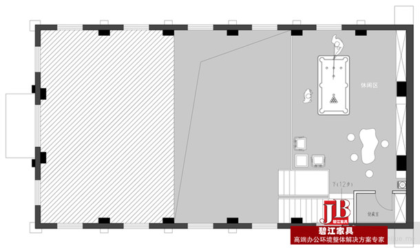 善水堂創意設計機構辦公家具配置圖紙3