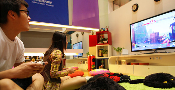 騰訊公司愜意的辦公生活