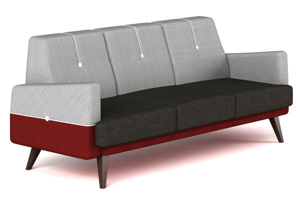 時尚辦公沙發(fā)三人位 時尚辦公沙發(fā)三人位