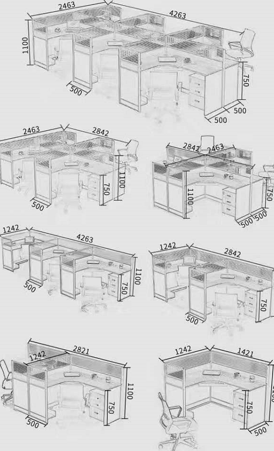 屏風(fēng)隔斷辦公桌 屏風(fēng)隔斷辦公桌