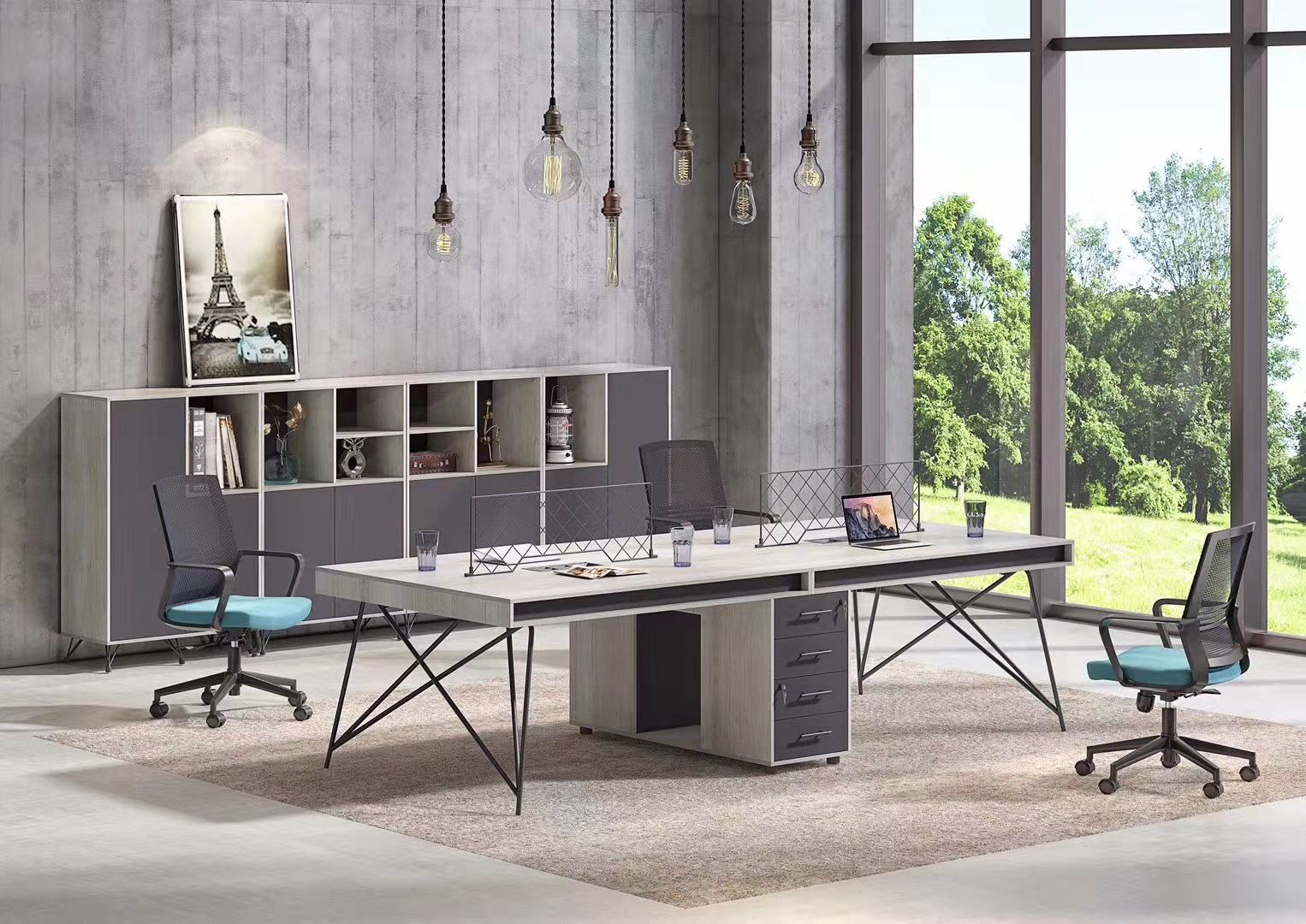 四人位辦公桌 四人位辦公桌