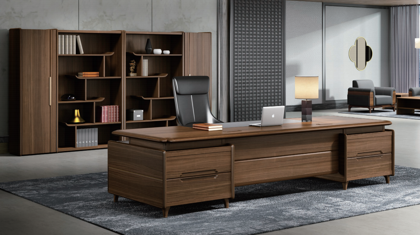 實木簡約辦公桌 實木簡約辦公桌