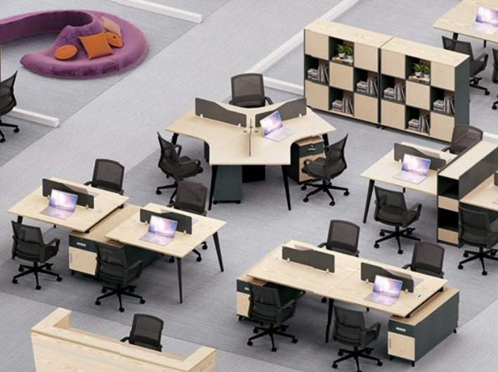 四人位屏風辦公桌 四人位屏風辦公桌