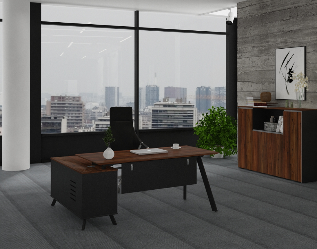 現代鋼架辦公桌