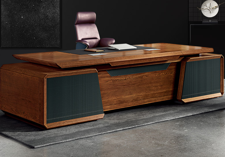貼木皮辦公桌 貼木皮辦公桌