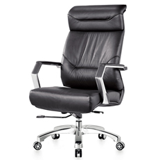 時尚經理椅 牛皮/西皮金屬五星轉椅A390 時尚經理椅 牛皮/西皮金屬五星轉椅A390