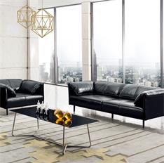 牛皮會客沙發/茶幾現代簡約真皮辦公商務沙發 牛皮會客沙發/茶幾現代簡約真皮辦公商務沙發